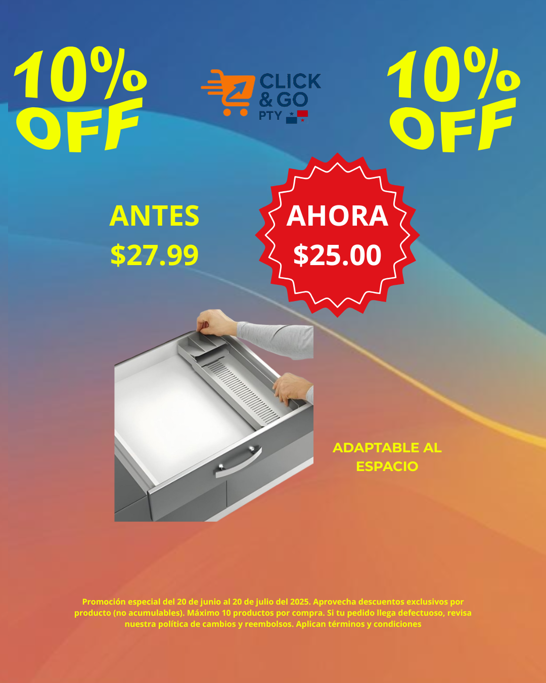 ORGANIZADOR DE CUBIERTOS
